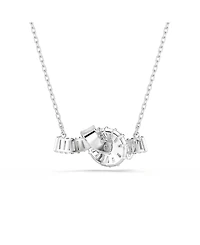Swarovski Matrix Rhodium Plated Pendant Necklace