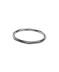 Swaroski Dextera Ruthenium Plated Bangle