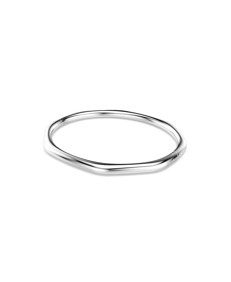Swaroski Dextera Rhodium Plated Bangle