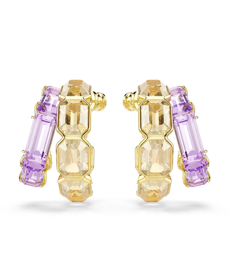 Swarovski Millenia Gold-Tone Plated Hoop Earrings
