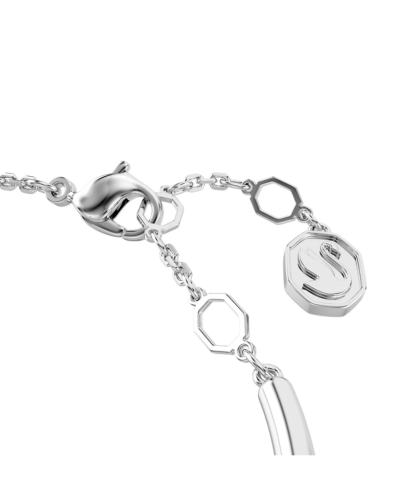 Swaroski Dextera Rhodium Plated Bangle