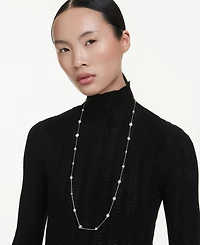 Swarovski Una Angelic Strandage Rhodium Plated Necklace