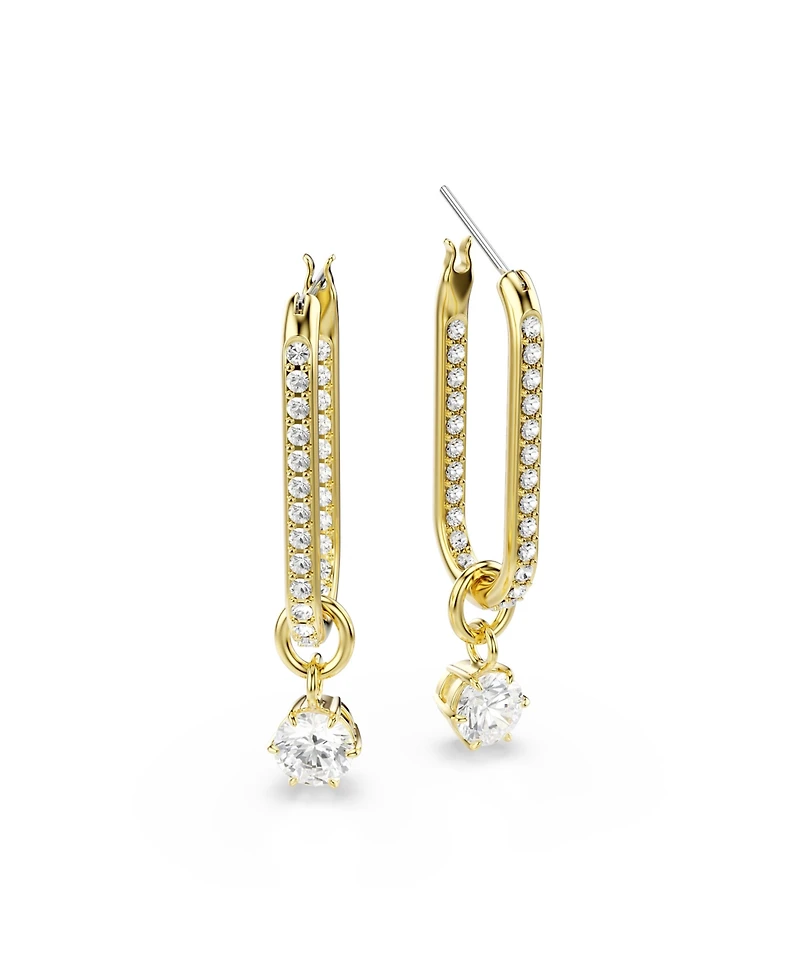 Swarovski Constella Gold-Tone Plated Drop Earrings