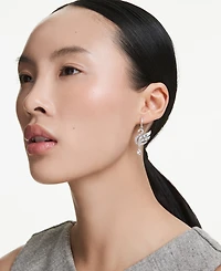 Swarovski Swan Vienna Rhodium Plated Earrings