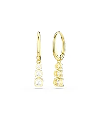 Swarovski Stilla Attract Gold-Tone Plated Hoop Earrings