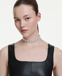 Swarovski Una Angelic Rhodium Plated Choker Necklace