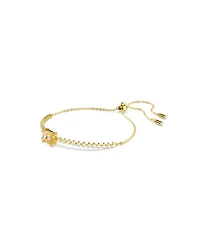 Swaroski Matrix Gold-Tone Plated Tennis Bracelet