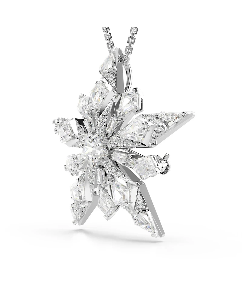 Swarovski Idyllia Rhodium Plated Pendant Necklace
