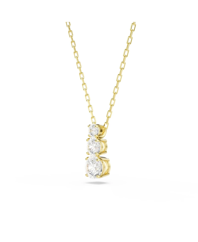 Swarovski Stilla Attract Gold-Tone Plated Pendant Necklace