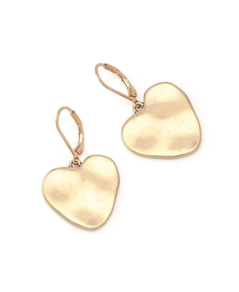 Robert Lee Morris Soho Heirloom Charms Heart Drop Earrings