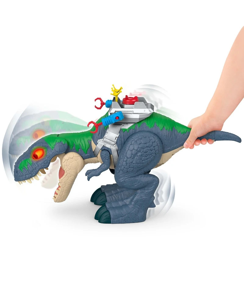 Imaginext Fisher-Price Jurassic World Rebirth Ultimate Action Chomp T. Rex Dino Toy and Action Figures