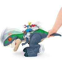 Imaginext Fisher-Price Jurassic World Rebirth Ultimate Action Chomp T. Rex Dino Toy and Action Figures