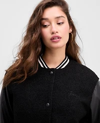 Guess Women's Danielle Collegiate Bomber Jacket
