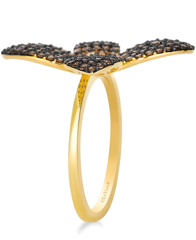 Le Vian Chocolate Ombre Diamond Ring (1.11 ct. t.w.) in 14K Honey Gold