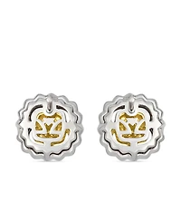 Le Vian Vanilla Diamond (0.15 ct. t.w.) and Yellow Diamond ( 0.60 ct. t.w.) Earring in 14K Two Tone Gold