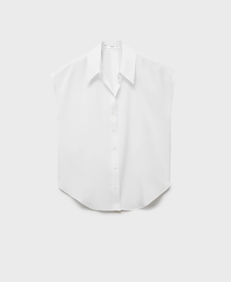 Mango Women's Lyocell Sleeveless Shirt