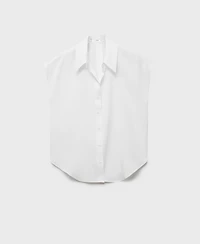 Mango Women's Lyocell Sleeveless Shirt