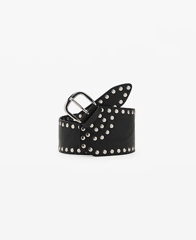 Mango Women's Studded Waist Belt