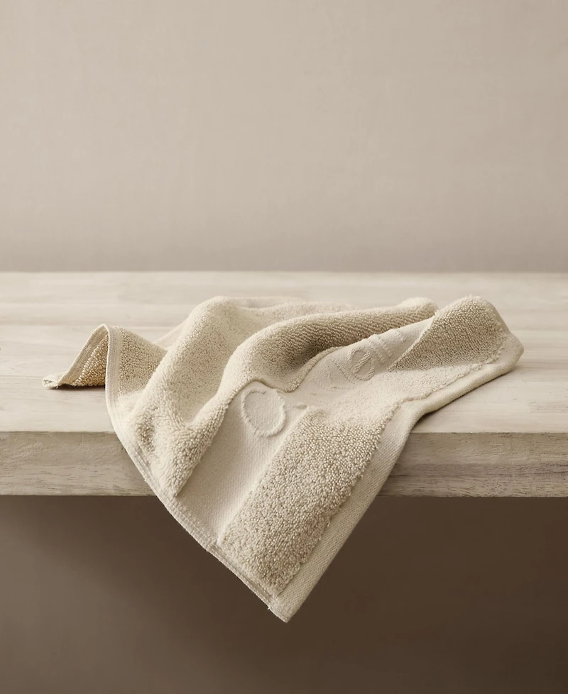 Calvin Klein Iconic Cotton Jacquard Washcloth, 13" x