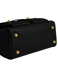 Coach Originals Twin Turnlock Medium Waxed Leather Bag