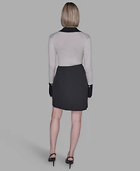 Karl Lagerfeld Paris Women's Long Sleeves Sweater