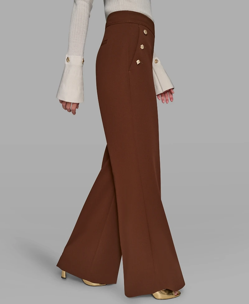 Karl Lagerfeld Paris Women's Wide Leg Pants