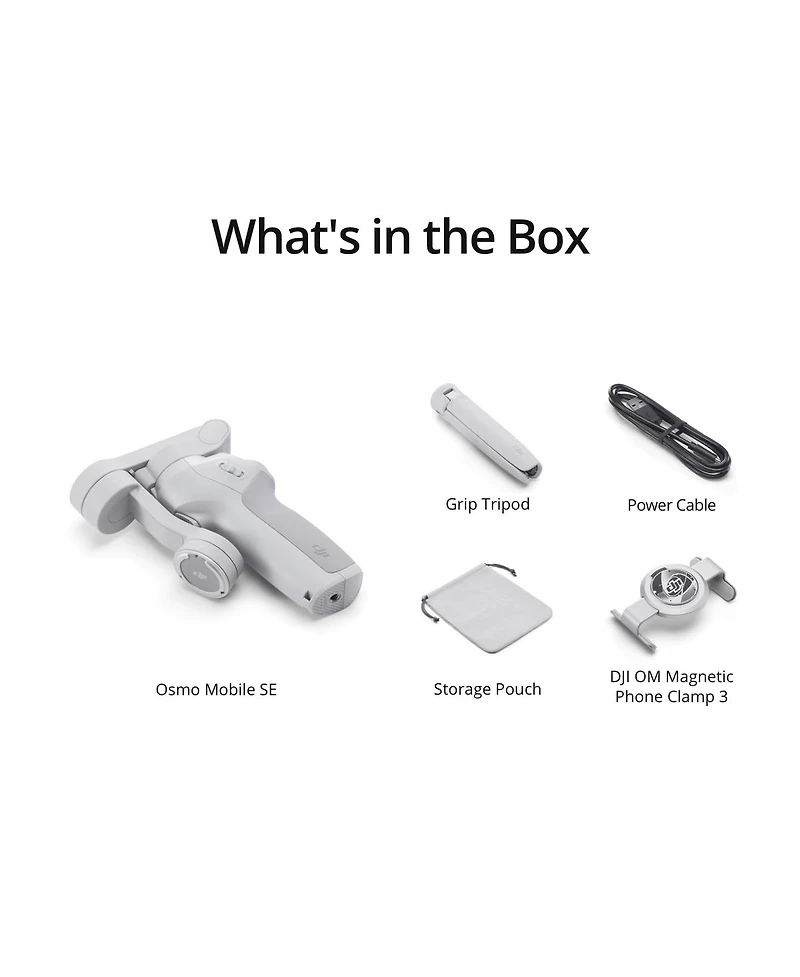 Dji Osmo Mobile Se Compact Foldable Magnetic Quick-Release Smartphone Gimbal