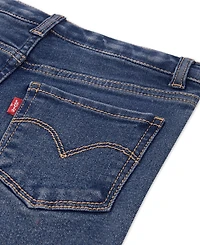 Levi's Little Girls 2-Piece Ruched Crewneck Top and Flared Jeans Set