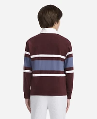abercrombie kids Boys Long Sleeve Rugby Polo Shirt