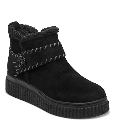 Easy Spirit Women's Brendan Cozy Waterproof Side Zip Booties