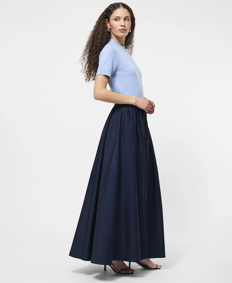 French Connection Women's Sateen Weave Maxi Skirt