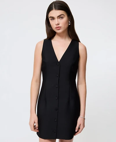 French Connection Women's Structured Sleeveless Mini Dress