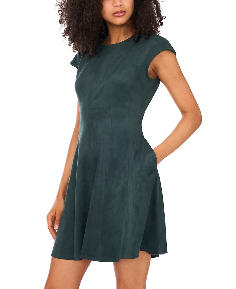 Vince Camuto Women's Cap Sleeves Mini Dress