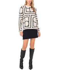 Vince Camuto Women's Geometric Print Top