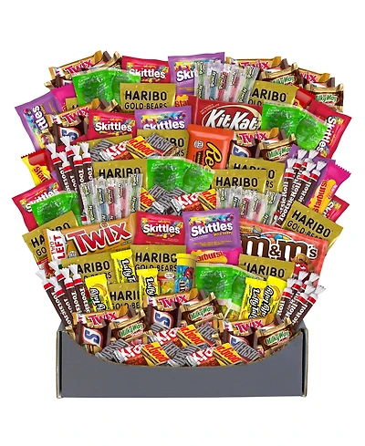 SnackBoxPros No Tricks, Just Treats Halloween Candy and Chocolate Box Set, 140 Pieces
