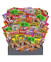 SnackBoxPros No Tricks, Just Treats Halloween Candy and Chocolate Box Set, 140 Pieces
