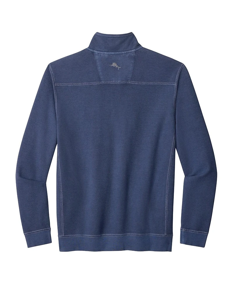 Tommy Bahama Men's Navy Dallas Cowboys Big Tall Montego Bay Half-Zip Pullover Sweatshirt