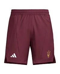 Adidas Men's Maroon Arizona State Sun Devils Program Woven Training Shorts