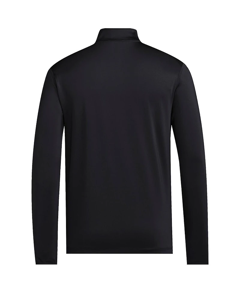 Adidas Men's Black Louisville Cardinals Strategy Half-Zip Golf Jacket
