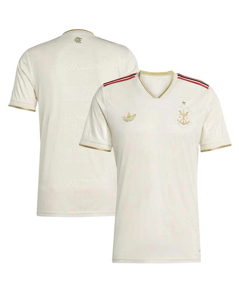 Adidas Men's Tan Cr Flamengo 2025/26 Third Replica Jersey