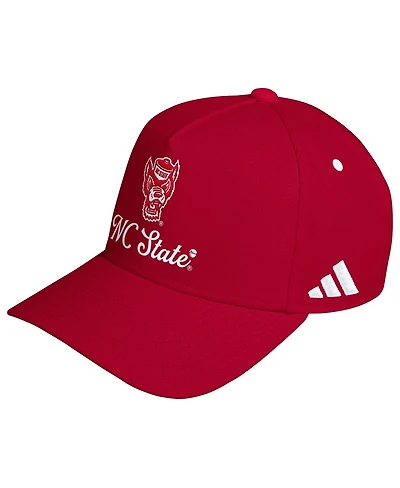Adidas Men's and Women's Red Nc State Wolfpack City of Oaks A-Frame Adjustable Hat