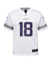 Nike Preschool Justin Jefferson White Minnesota Vikings Alternate Player Game Jersey