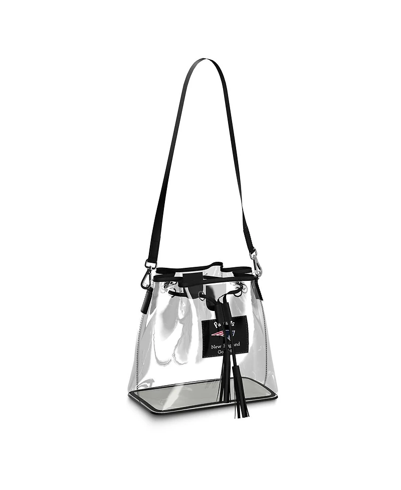 Wear by Erin Andrews New England Patriots Clear Stadium Bucket Purse