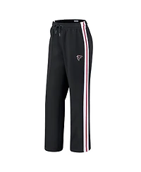 Wear by Erin Andrews Women's Black Atlanta Falcons Color-Block Straight Leg Pants