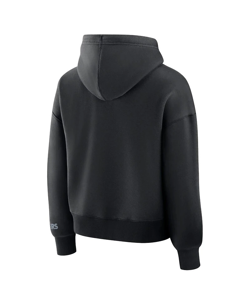 Fanatics Women's Black Las Vegas Raiders Legacy Fleece Pullover Hoodie