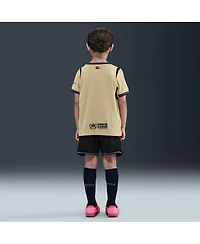 Nike Big Boys and Girls Gold Barcelona 2025/26 Stadium Kit Set