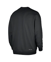 Nike Men's Black Chicago Bulls Authentic Standard Issue Travel Performance Pullover Sweatshirt