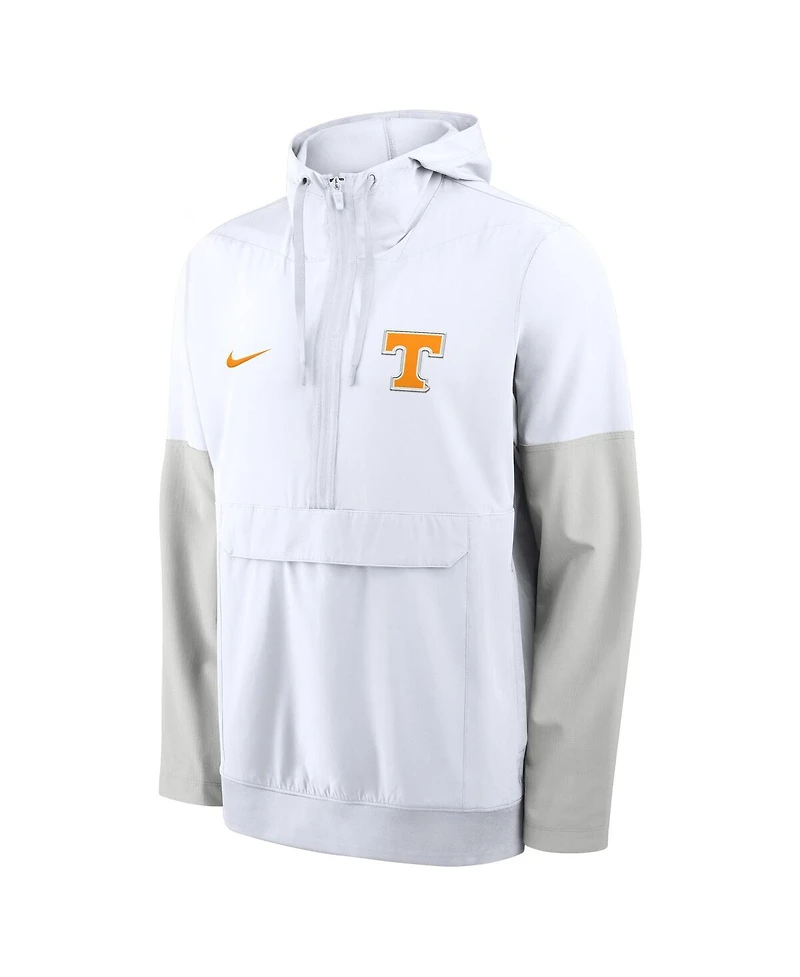 Nike Men's White Tennessee Volunteers Anorak Half-Zip Hoodie Jacket