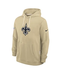 Nike Men's Gold New Orleans Saints Sideline Standard Issue Alt 2 Dri-fit Hoodie