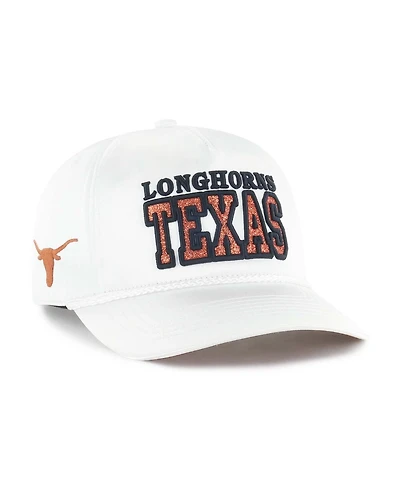 '47 Women's Brand White Texas Longhorns Outspoken Hitch Adjustable Hat